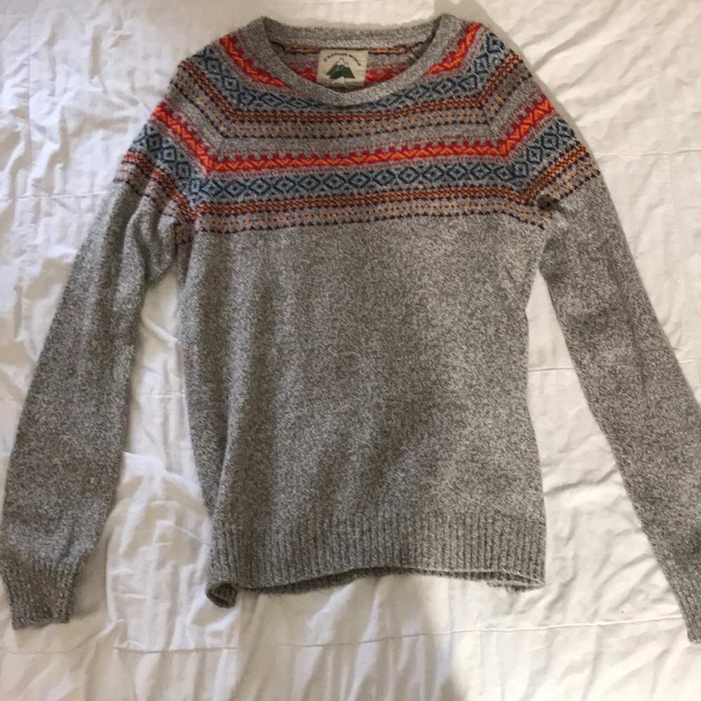O’HANLON MILLS Men’s Wide Crew Neck Knit Sweater